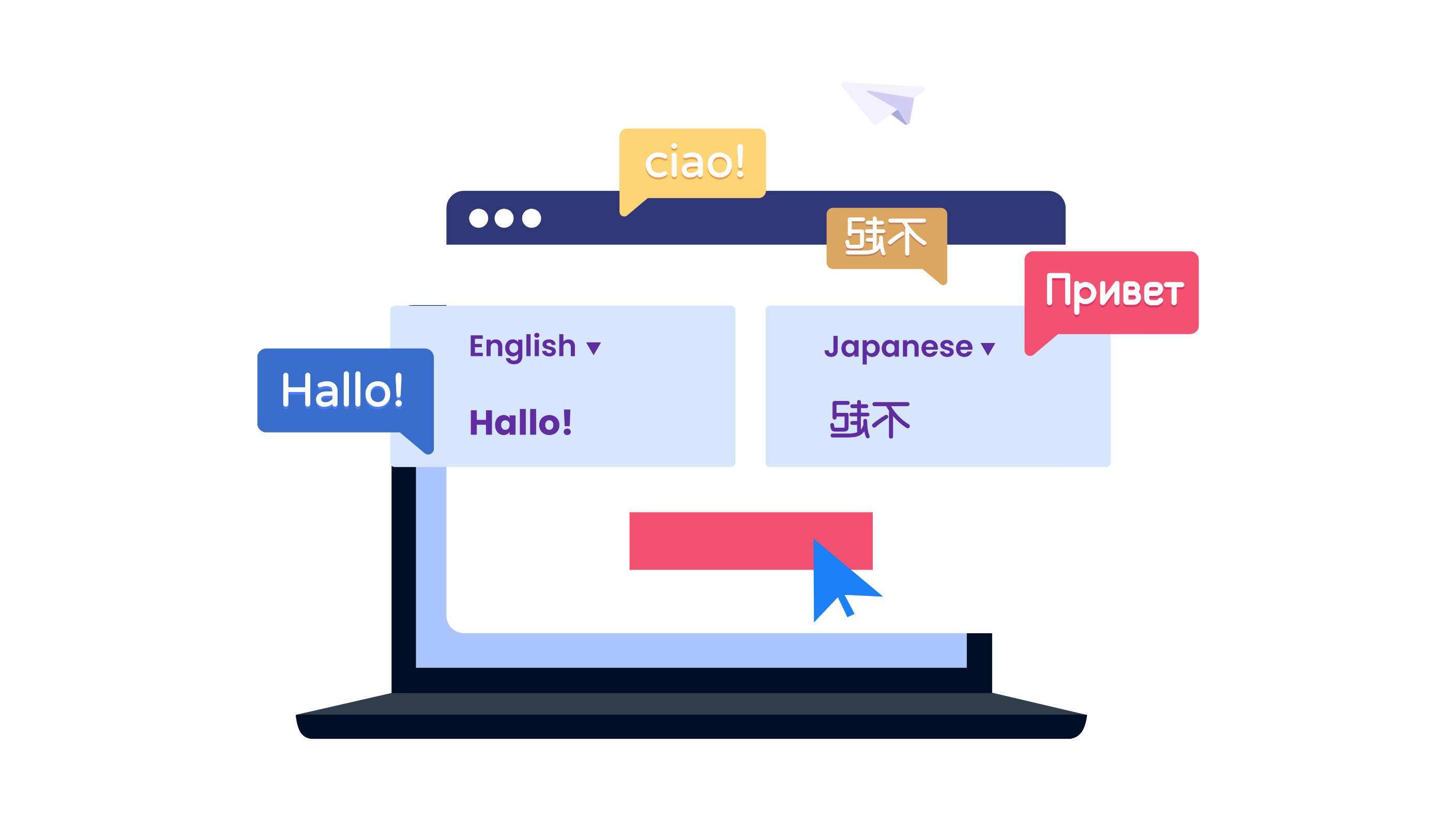 computer with translation service